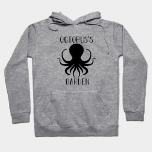 Octopuss Garden, black Hoodie